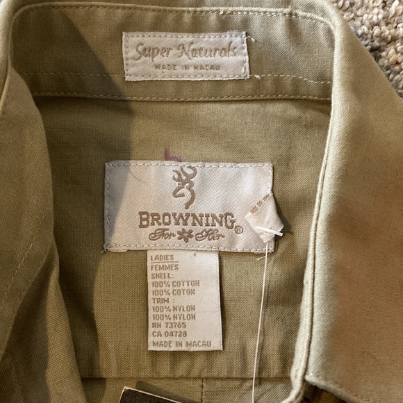 Womens Small Browning button up Hunting Shirt - Picture 2 of 6